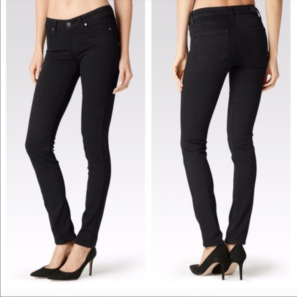 PAIGE Black Skyline Skinny Jeans